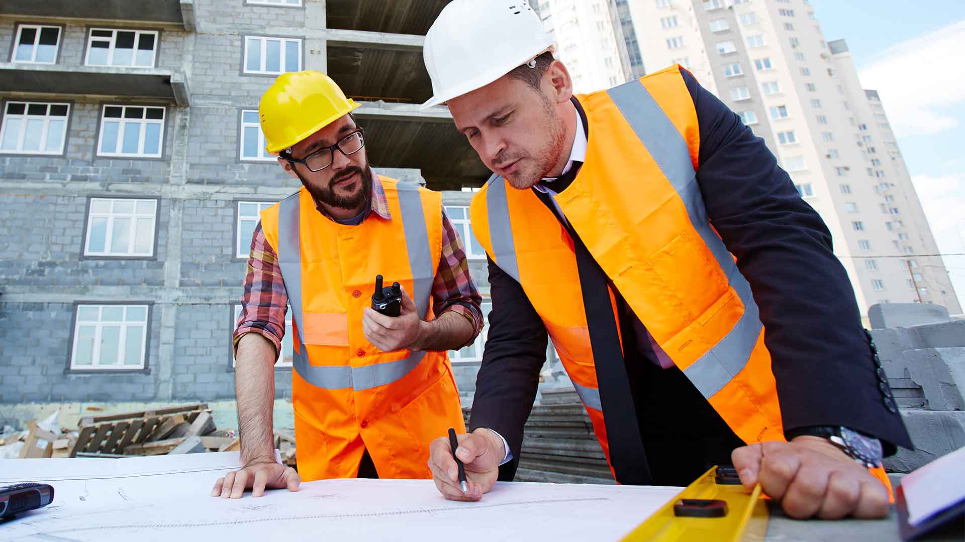 Banner de Construcción de Carreteras
